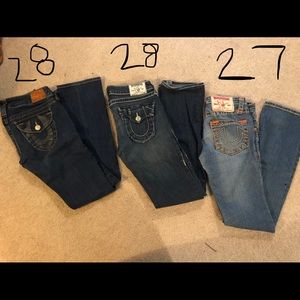 True religion jeans lot